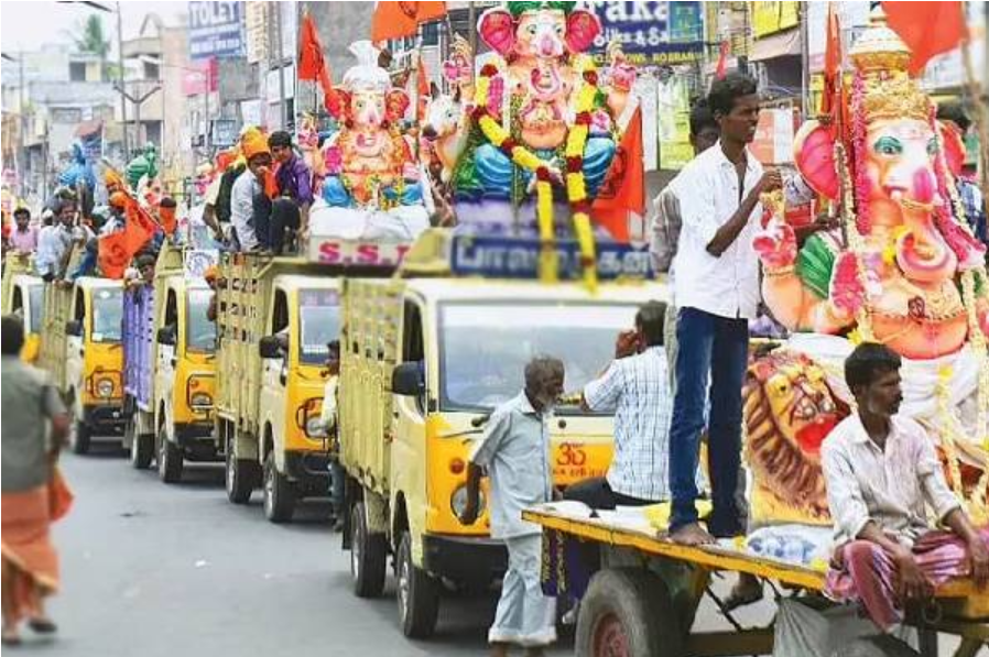 விநாயகர் சதுர்த்தி ஊர்வலங்களால் மக்களுக்கு என்ன பயன்? நீதிபதி கேள்வி