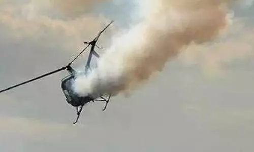 பாகிஸ்தானில் ஹெலிகாப்டர் விபத்து- 3 கடற்படை வீரர்கள் பலி.