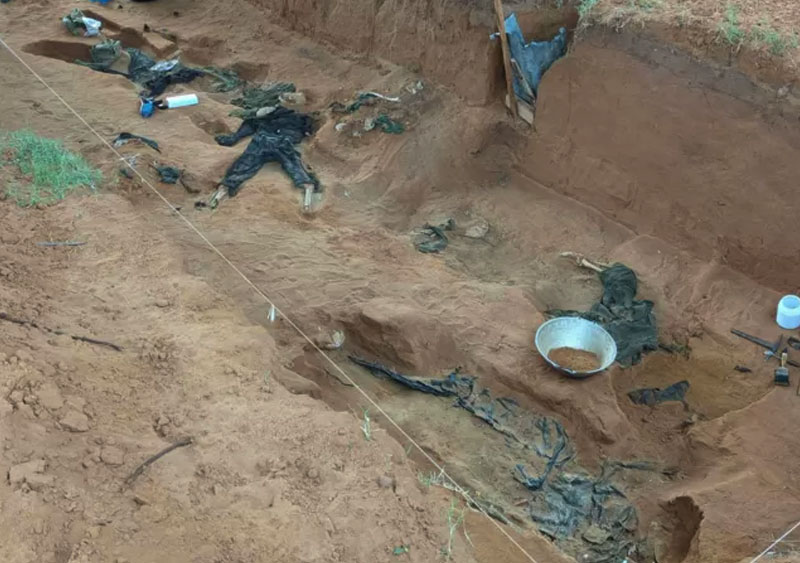 கொக்குத்தொடுவாய் மனித புதைகுழியில் இருந்து 6 நாட்களில் 6 எலும்புக்கூடுகள்