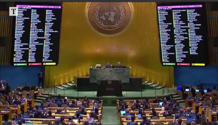 காசா மனிதாபிமான போர்நிறுத்தத்திற்கு  ஐக்கிய நாடுகள் சபை ஒப்புதல்.