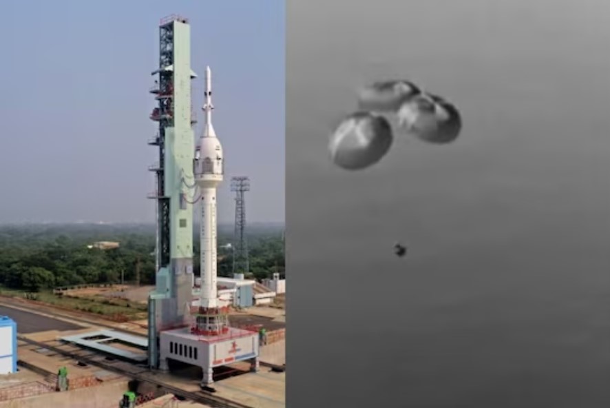 ககன்யான் முதற்கட்ட சோதனை வெற்றி – இஸ்ரோ