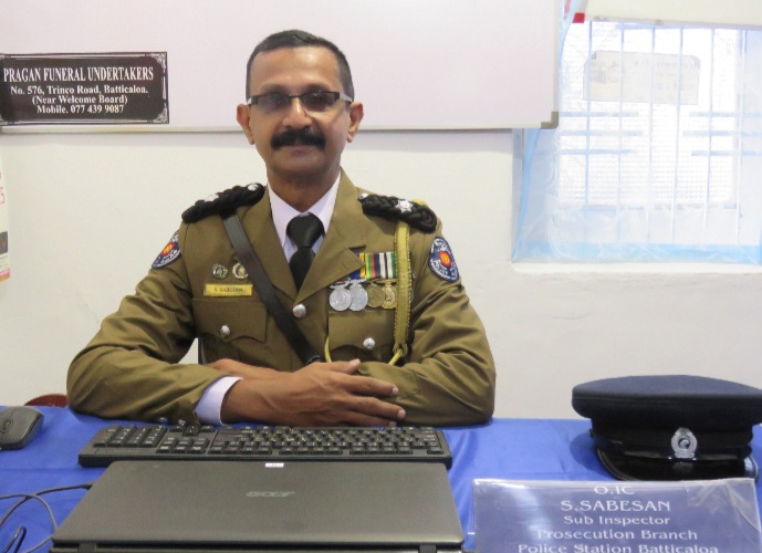 மட்டக்களப்பில் விபத்தில் படுகாயமடைந்த சப் இன்ஸ்பெக்டர் மரணம்!