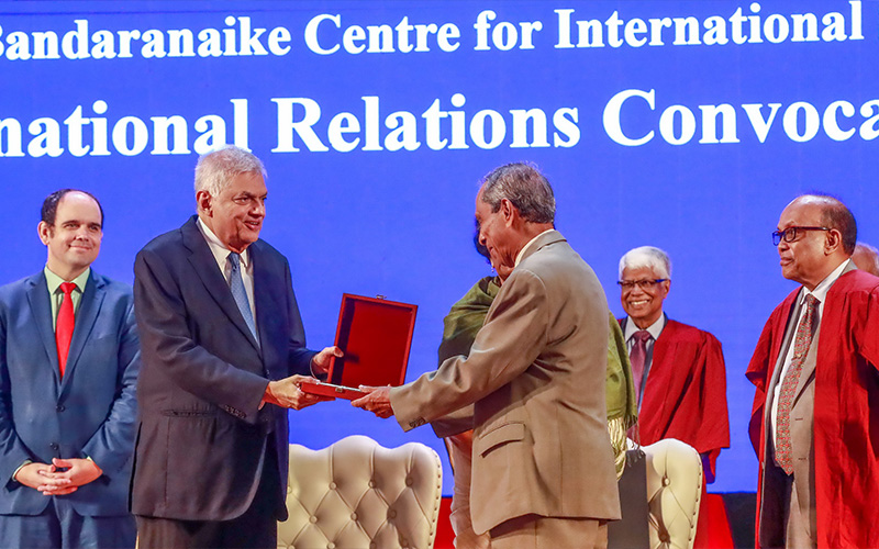 சர்வதேச சமூகத்துடன் உறவுகளை விரிவுபடுத்துவதே எமது நோக்கம்  – ஜனாதிபதி ரணில் தெரிவிப்பு.