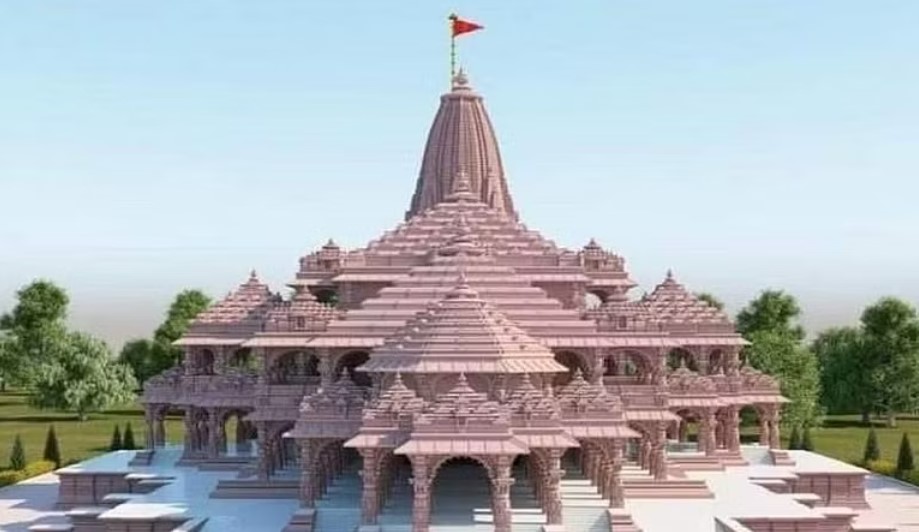 அயோத்தி கோயில் கருவறையில் தங்க சிம்மாசனத்தில் குழந்தை ராமா் சிலை