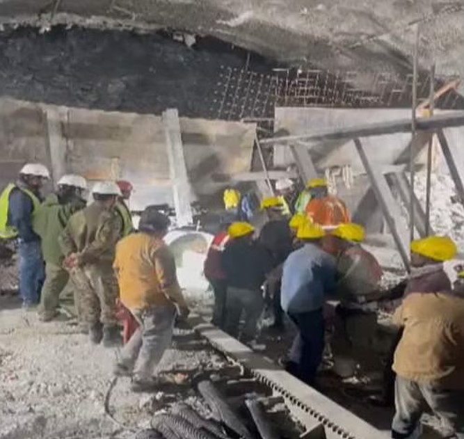 உத்தரகண்ட் விபத்து: இதுவரை 31 மீட்டர் செங்குத்தாக துளையிட்டுள்ள மீட்புப் படை!