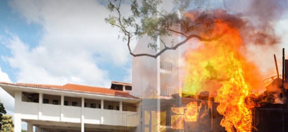 அனுராதபுரம் போதனா வைத்தியசாலையில் தீ.