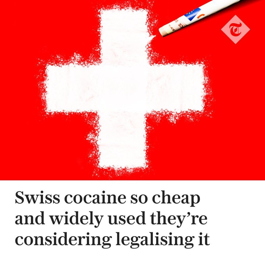 பீர் விலைக்கு விற்கப்படும் கொகேயின்’: கொகேயினை சட்டப்பூர்வமாக்க சுவிஸ் அரசு திட்டம்.