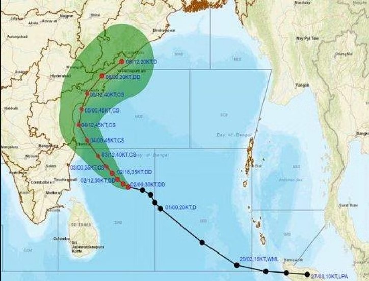 மிக்ஜம் புயல்: ஆழ்ந்த காற்றழுத்தத் தாழ்வு மண்டலமாக வலுப்பெற்றது!