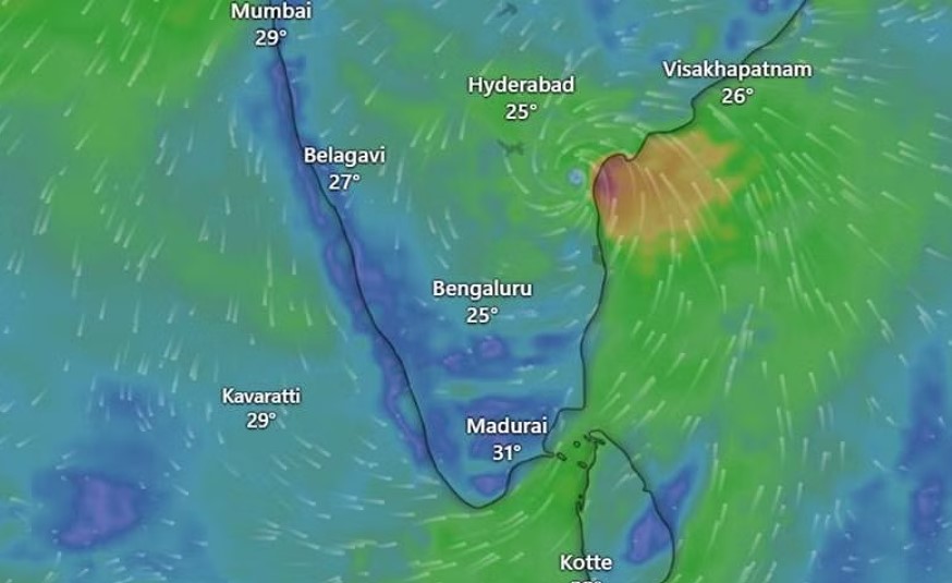 அடுத்த 3 மணி நேரத்தில் மிக்ஜம் புயல் பாபட்லாவில் கரையைக் கடக்கும்!