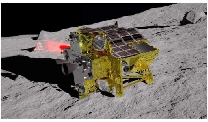 நிலவில் விண்கலத்தை வெற்றிகரமாக தரையிறக்கிய ஜப்பான்.