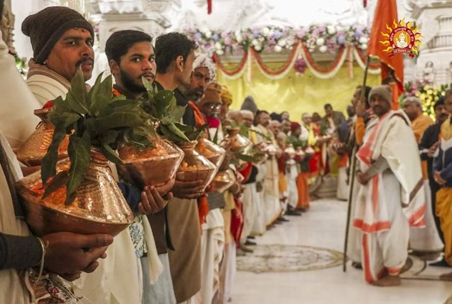 அயோத்தி ராமா் கோயிலில் 84 வினாடி முகூா்த்த காலம்