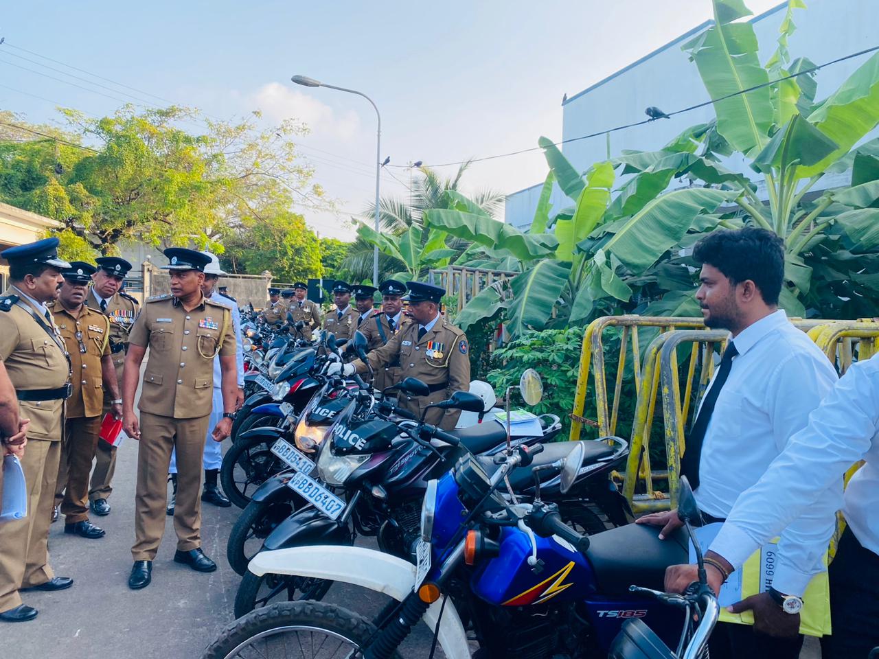 யாழ்.பொலிஸ் பரிசோதனை நிகழ்வு.