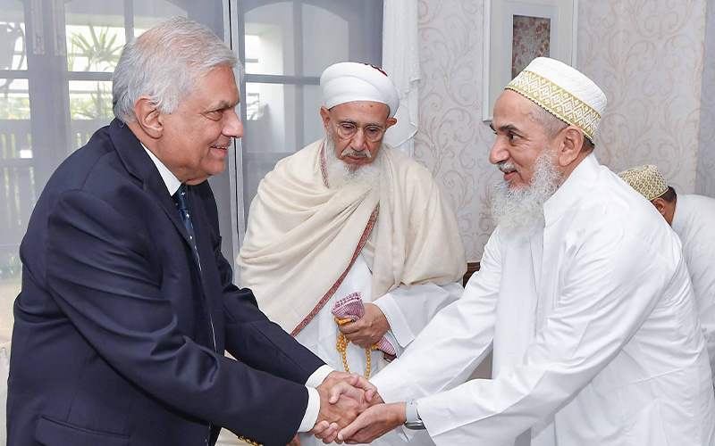 போரா சமூக தலைவர் ஜனாதிபதியை சந்தித்தார்.