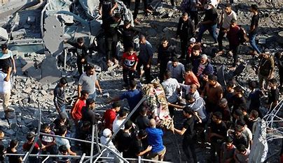 காசாவில், இஸ்ரேல் ராணுவம் நடத்திய வான் வழித் தாக்குதலில், 18 குழந்தைகள் பலி.