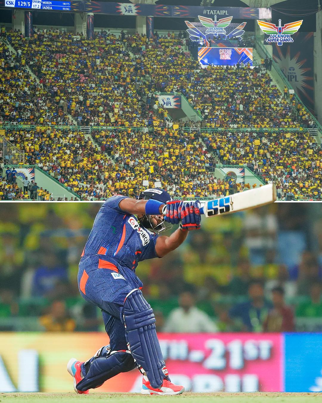 8 விக்கெட் வித்தியாசத்தில் லக்னோ அணியிடம் தோல்வியடைந்த சென்னை அணி.