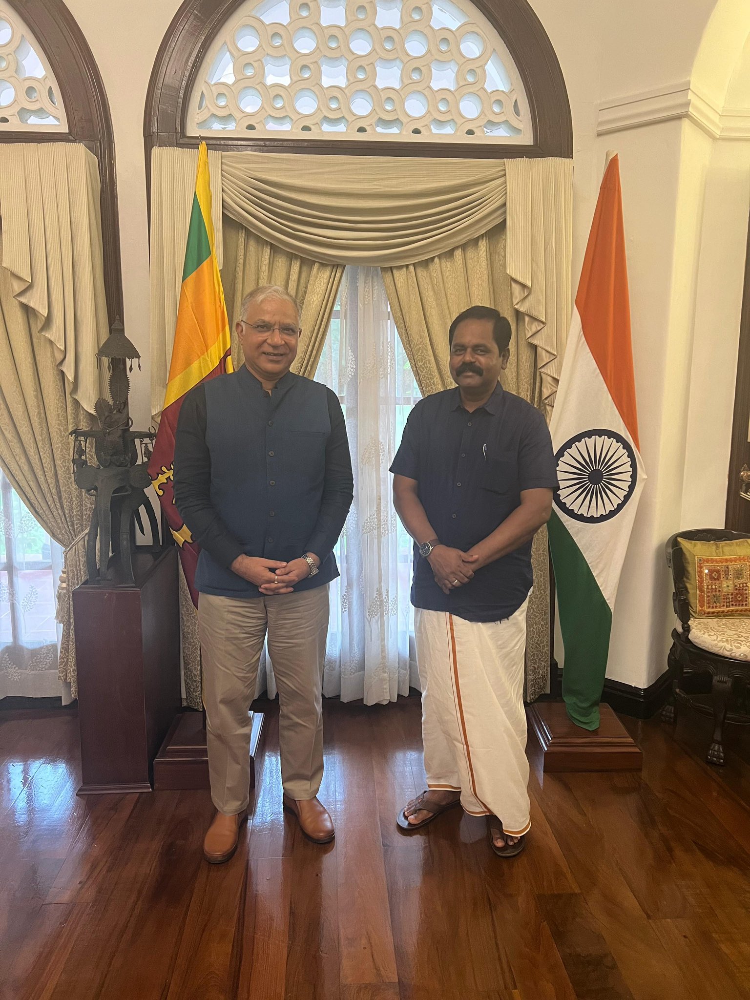 இந்தியத் தூதுவர் – சிறீதரன் எம்.பி. சந்திப்பு!