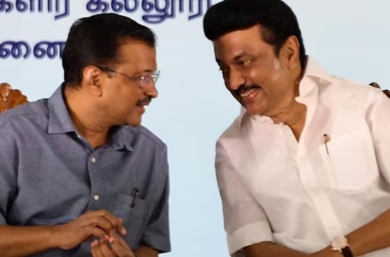 “பாஜக மீண்டும் வென்றால் மு.க.ஸ்டாலினும் சிறையில் இருப்பார்” – பாஜக மீது கெஜ்ரிவால் பரபரப்பு குற்றச்சாட்டு