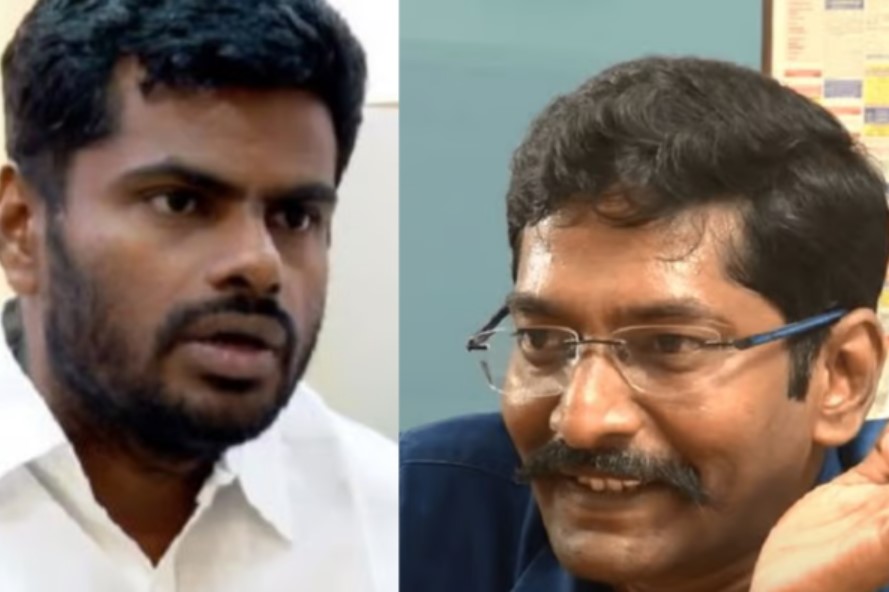 சவுக்கு சங்கர் – அண்ணாமலை போன் ரெக்கார்ட் எடுங்க – கமிஷனர் அலுவலகத்தில் பரபரப்பு புகார்