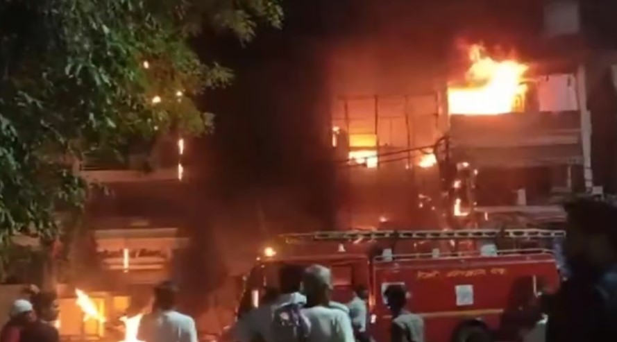 தில்லி குழந்தைகள் நல மருத்துவமனையில் தீ விபத்து: 6 பச்சிளம் குழந்தைகள் பலி