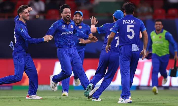 T20 உலகக்கிண்ண கிரிக்கெட் அரையிறுதிப் போட்டிக்கு முதல் தடவையாக தெரிவாகி வரலாறு படைத்த ஆப்கானிஸ்தான்.