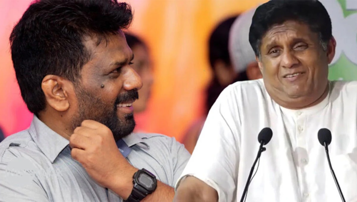 அநுரவின் அறிக்கையை, சஜித் பிரதியெடுத்து பேசியதாக  பாராளுமன்றத்தில் அமளி.