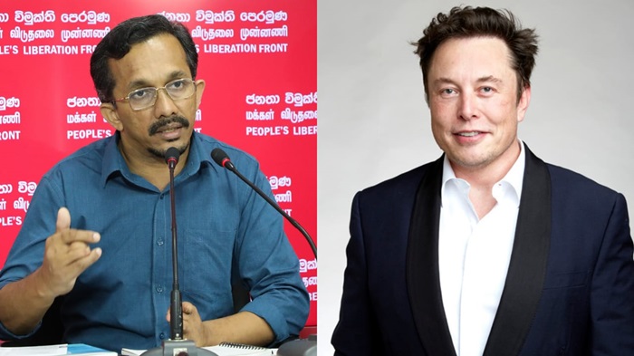 எலோன் மஸ்க்கை , தரக் குறைவாக  பேசி விட்டு மன்னிப்பு கேட்ட  NPP சுனில் ஹந்துன்நெத்தி