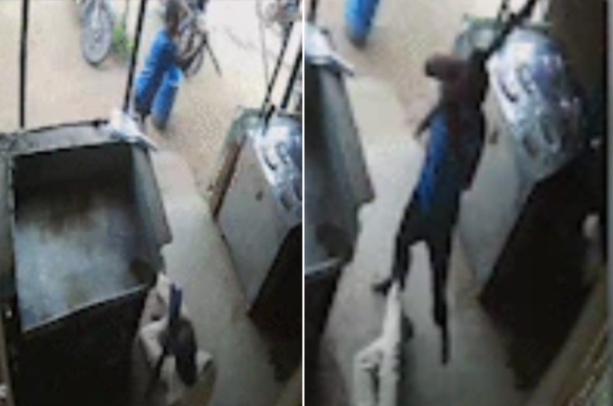 போலீஸ் யூனிஃபார்ம் என்றால் அலர்ஜி – சீருடையில் இருந்த தலைமை காவலரை கட்டையால் தாக்கிய நபர்!