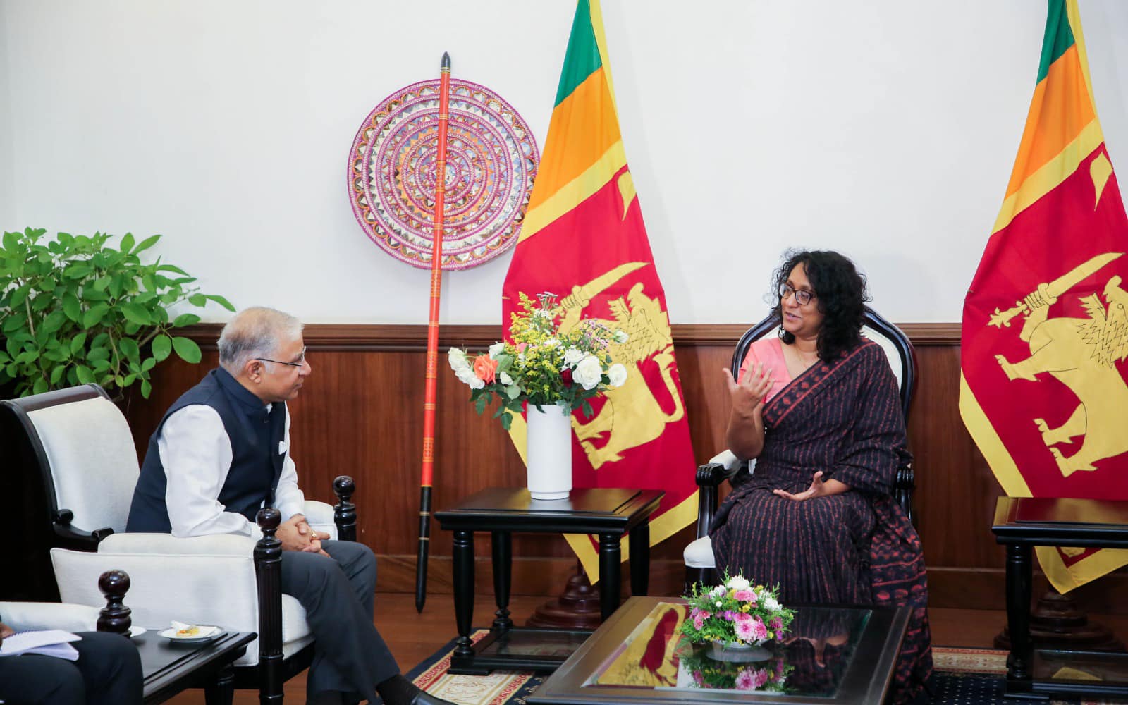 இலங்கைக்கான இந்திய உயர் ஸ்தானிகர் சந்தோஷ் ஜா உடனான சந்திப்பு.
