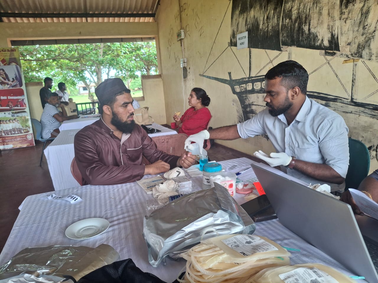 மன்னார் தேசிய இளைஞர் படையணியின் மாபெரும் இரத்த தான முகாம்.