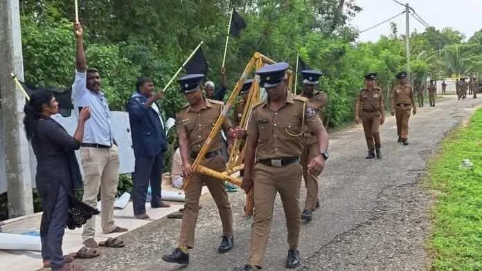 விகாரை அமைக்கப்படும் யாழ், தையிட்டி பகுதியில் பதற்றம்.