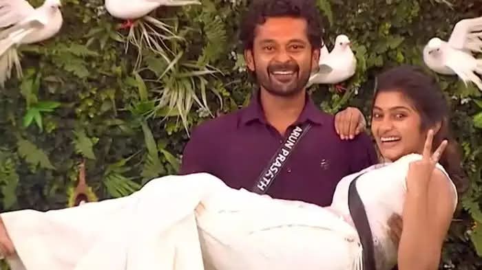 பிக் பாஸ் வீட்டிற்குள் வந்த அருணின் காதலி அர்ச்சனா ..!!