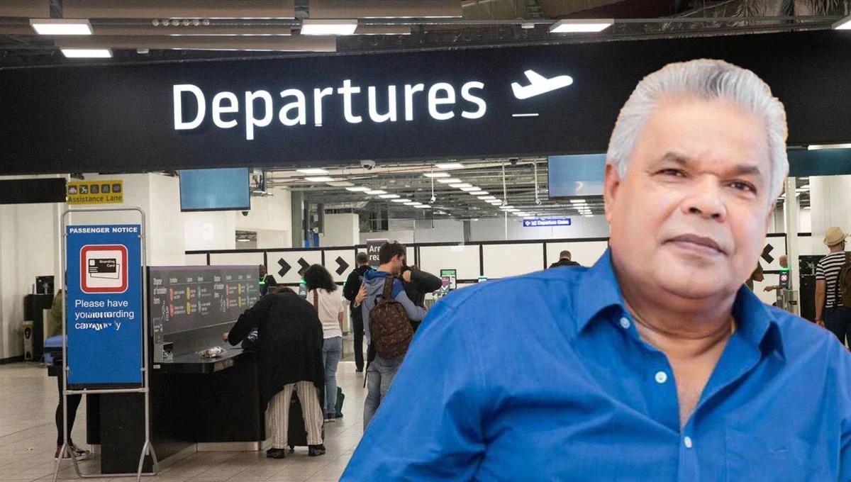 அரசு அதிகாரிகள் அரலிய மில்லில் நுழைந்தவுடன் ,  டட்லி நாட்டை விட்டு வெளியேறினார்.