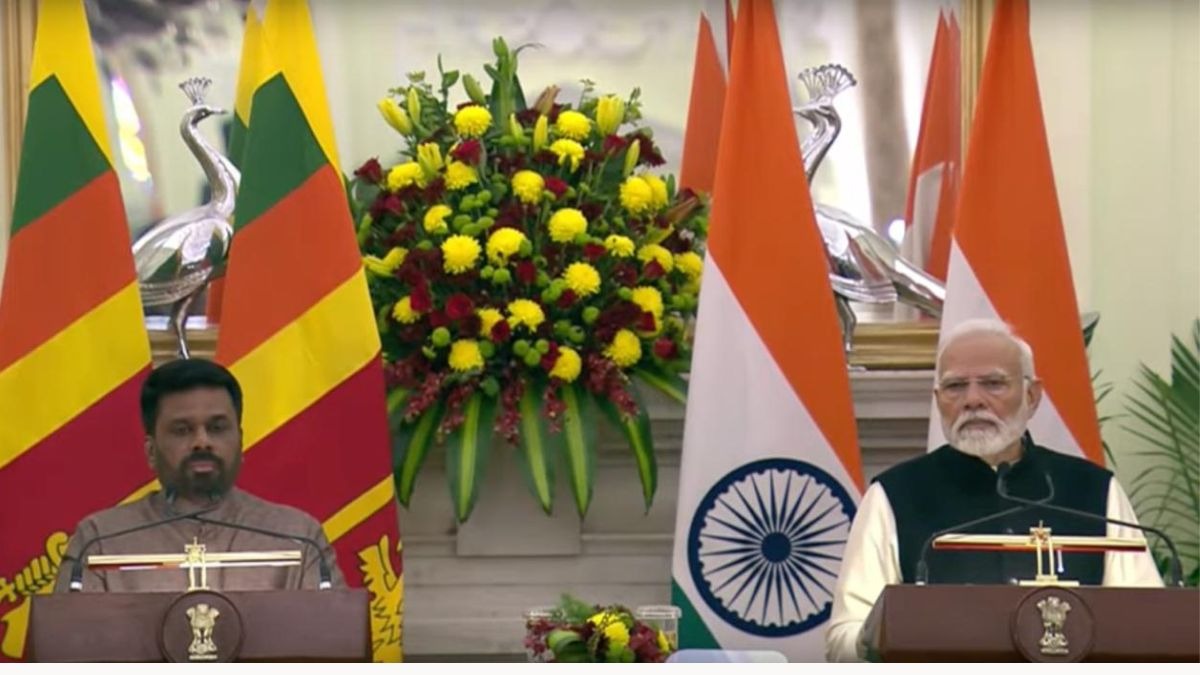 இந்திய – இலங்கை தலைவர்கள் நடத்திய செய்தியாளர் சந்திப்பு (வீடியோ)