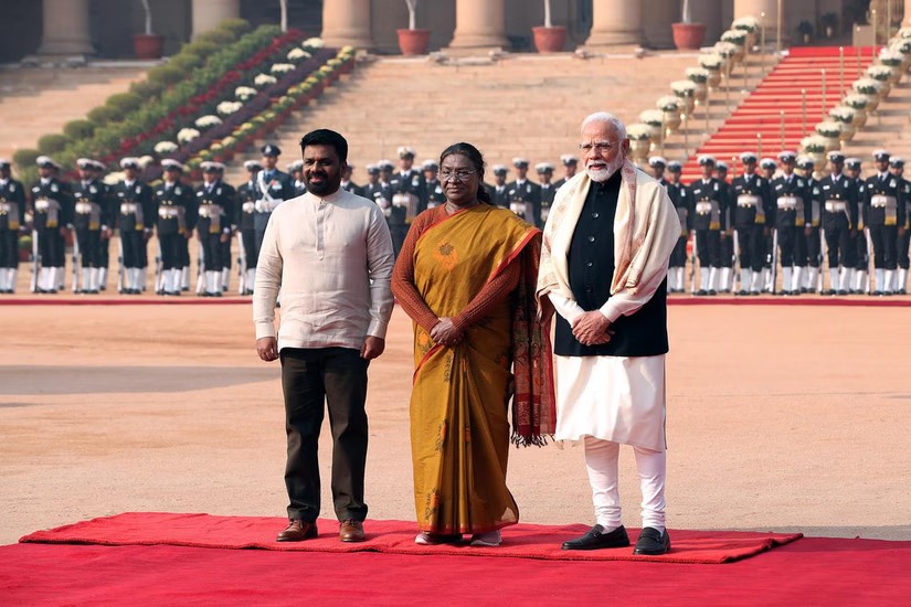 இந்திய அதிபர், பிரதமருடன் இலங்கை ஜனாதிபதி திசாநாயக்க சந்திப்பு.