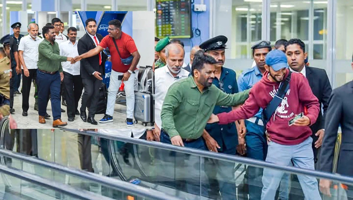 ஜனாதிபதி இலங்கை திரும்பினார்.. ஏர்போர்ட்டில் செல்ஃபி எடுக்கிறார்