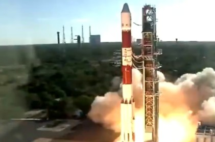 வெற்றிகரமாக விண்ணில் பாய்ந்த எஸ்எல்வி சி-59 ராக்கெட்