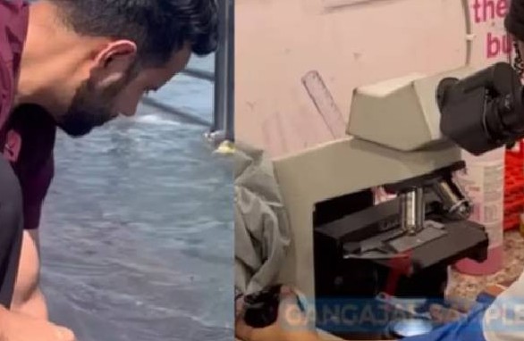 கங்கை நீரை எடுத்து ஆய்வு செய்தவருக்கு காத்திருந்த ஆச்சர்யம்!