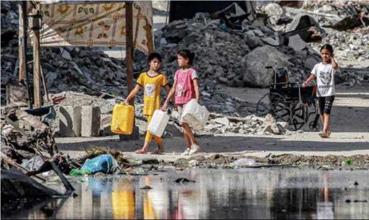 காஸாவில் ஏற்பட்டுள்ள தண்ணீர்ப் பற்றாக்குறை இனப்படுகொலைக்கு ஈடானது
