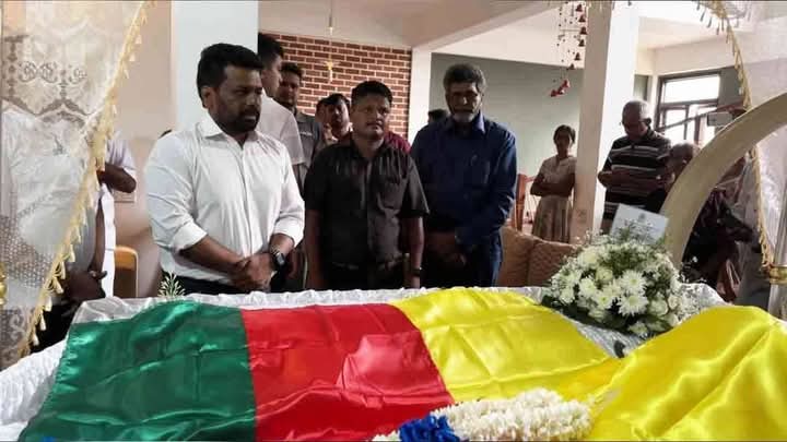 மாவை சேனாதிராஜாவுக்கு நேரில் அஞ்சலி செலுத்தினார் ஜனாதிபதி!….