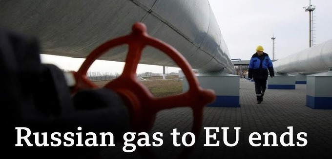 உக்ரேன் வழியாக ஐரோப்பிய ஒன்றியத்துக்கு வந்த ரஷ்ய எரிவாயு இன்றுடன் முடிவுக்கு வருகிறது.
