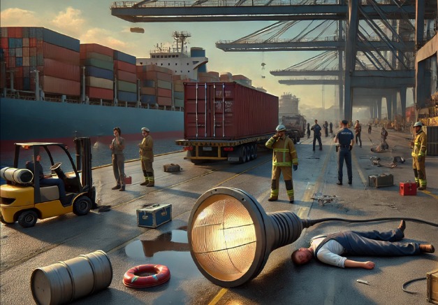 கொழும்பு துறைமுகத்திற்குள் ஒருவர் விபத்தால் மரணம்!