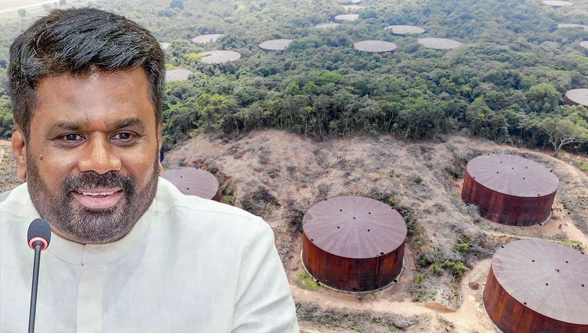 திருகோணமலையில் உள்ள 61 எண்ணெய் தாங்கிகள் எமக்கு அதிகம்…… இந்தியாவுடன் இணைந்து சுத்திகரிப்பு நிலையத்தை அமைத்து உலகிற்கு எண்ணெய் வழங்குவோம்..- ஜனாதிபதி