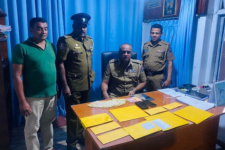 வெளிநாட்டில் வேலை வீசா உள்ளதாக காண்பித்து லட்சக்கணக்கான ரூபாய் மோசடி செய்தவர் கைது…