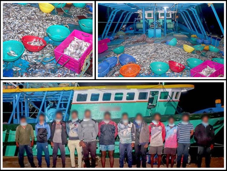 இலங்கை – இந்திய நாடுகளை மோதலுகுள்ளாக்கிய சம்பவத்தில் தொடர்புடைய 13 மீனவர்களுக்கும் விளக்கமறியல்.