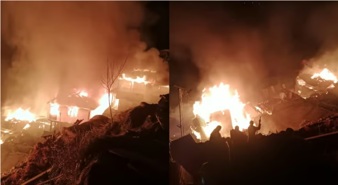 உத்தரகாசியில் ஏற்பட்ட தீ விபத்தில் 10 எரிந்து நாசம், ஒருவர் பலி!