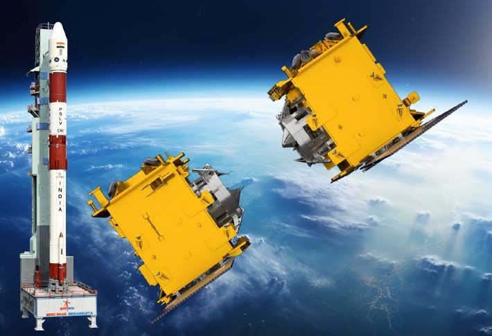 செயற்கைக்கோள்களை வெற்றிகரமாக இணைத்த இந்தியா.