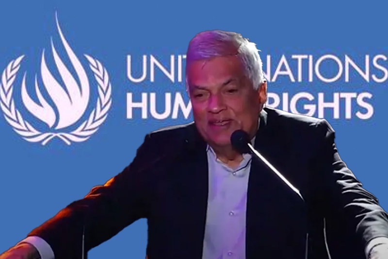 ஐக்கிய நாடுகள் மனித உரிமைகள் ஆணையம் இலங்கை மீது குறைவான கவனம் செலுத்துகிறது – முன்னாள் ஜனாதிபதி ரணில் விக்ரமசிங்க.