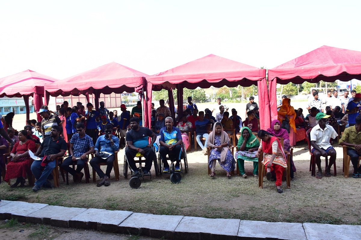 மன்னாரில் சிறப்பாக இடம்பெற்ற மாற்றுத்திறனாளிகளுக்கான விளையாட்டு விழா.