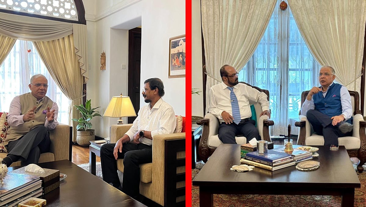 அதானி  வெளியேறிய பின், டில்வின், மின்சார அமைச்சர் இந்திய தூதரை சந்திப்பு… எரிசக்தி பற்றி பேச்சுவார்த்தை தொடர்கிறது..