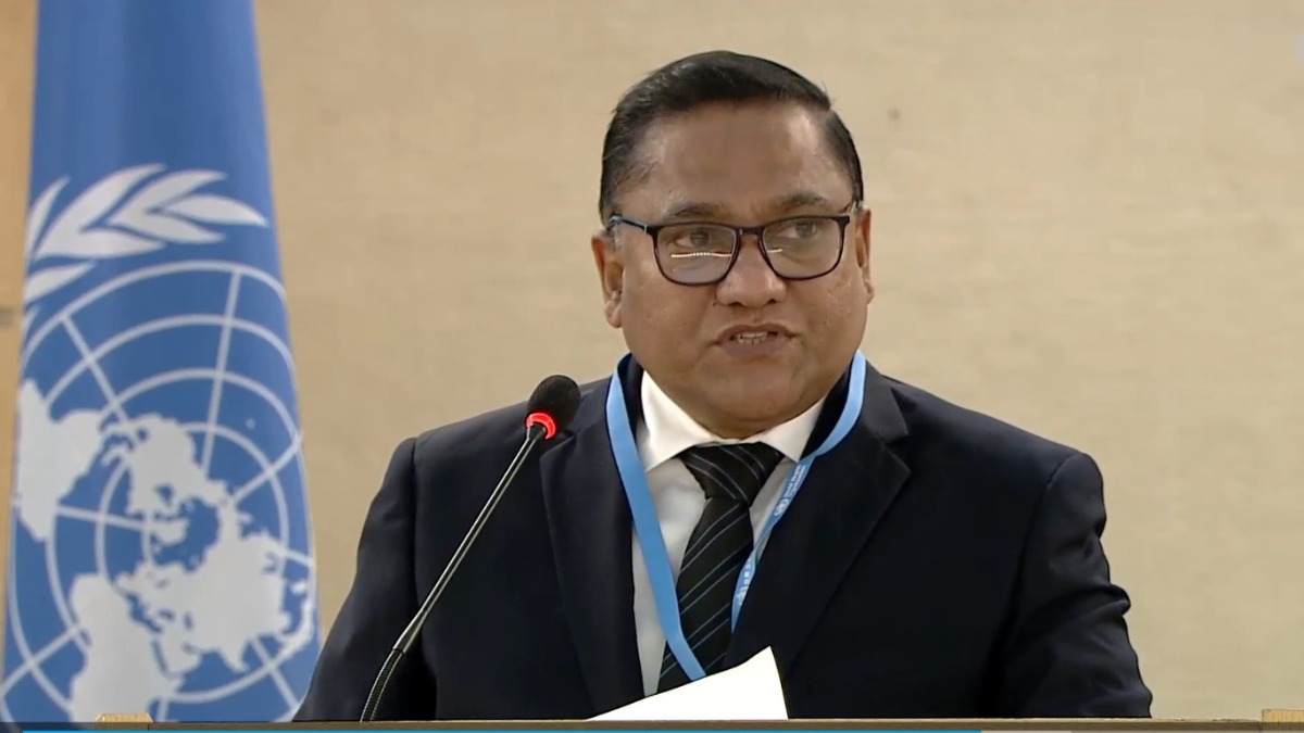 மனித உரிமைகளை உறுதிப்படுத்த அர்ப்பணிப்புடன் இருப்பதாக ஐ.நா மனித உரிமைகள் கவுன்சிலில் வெளியுறவு அமைச்சர் தெரிவிப்பு.